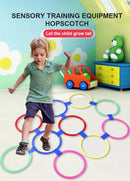 Kids Outdoor Hopscotch Ring Jumping Toys