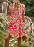 Women's Flower Print Dress