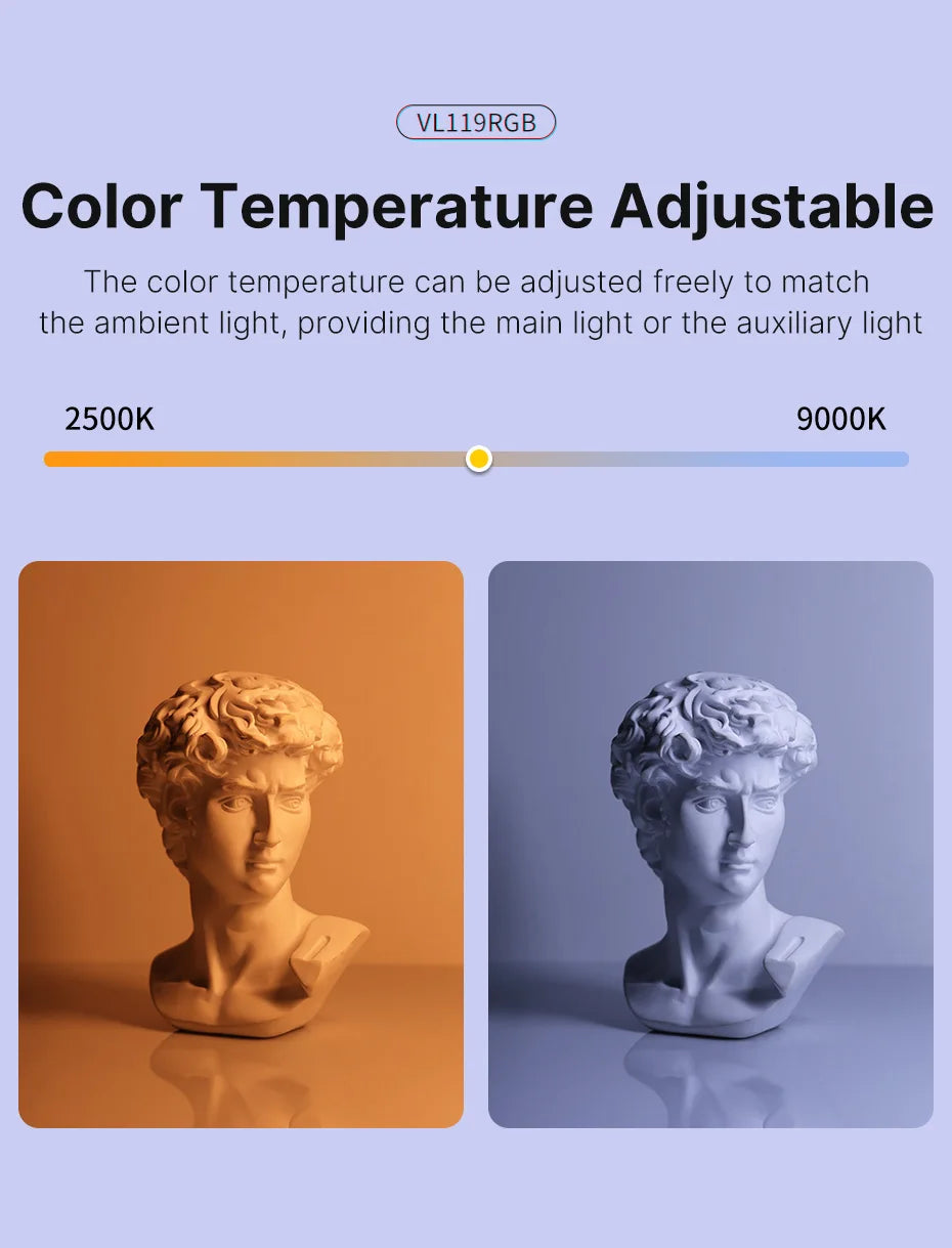 Handheld RGB Colorful Stick Light