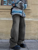 High Waist Streetwear Baggy Trousers