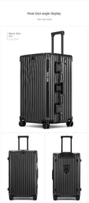 Large Capacity Aluminum Frame Trolley Luggage