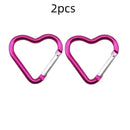 Heart Shape Keychain Clip