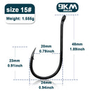 9KM Steel Fishing Hooks