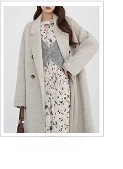 Floral Midi Dress Women Sweet A-Line Long Sleeve Hollow Out Dress Elegant High Waist Casual Long Dress Daily or Vacation Outfits