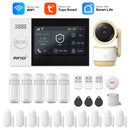 Tuya Smart Life APP Compatible Wireless GSM Alarm System WiFi Burglar Detection Real-Time Alerts for Home Garage Office Shop