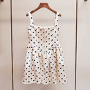 traf 2025 woman suspender skirt satin polka dot print corset sexy ladies dress y2k clothes New high quality party mini skirt bra