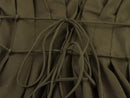 MYST&ZA2025 new summer women's casual fashion pleated drop shoulder short sleeve V-neck midi long dress