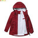 Women's Warm Hooded Parkas, Thick Plush Coats, Female Mid-Long Cotton Jacket, Winter Outwear, Big Size, S-5XL