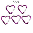 Heart Shape Keychain Clip