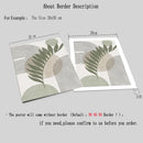 Sage Green Botanical Abstract Boho Geometry Wall Art