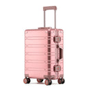 All-aluminum-magnesium alloy trolley suitcase