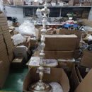 Meerosee Classic 7 Lights Crystal Floor Lamp