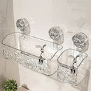 New Shower Suction Cup Shelf Basket