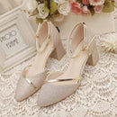 Summer Black High-heeled Shoes