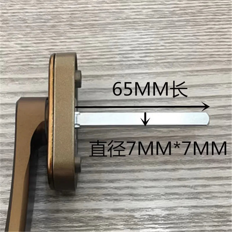 Aluminum Casement Window 7*7mm Square Handle