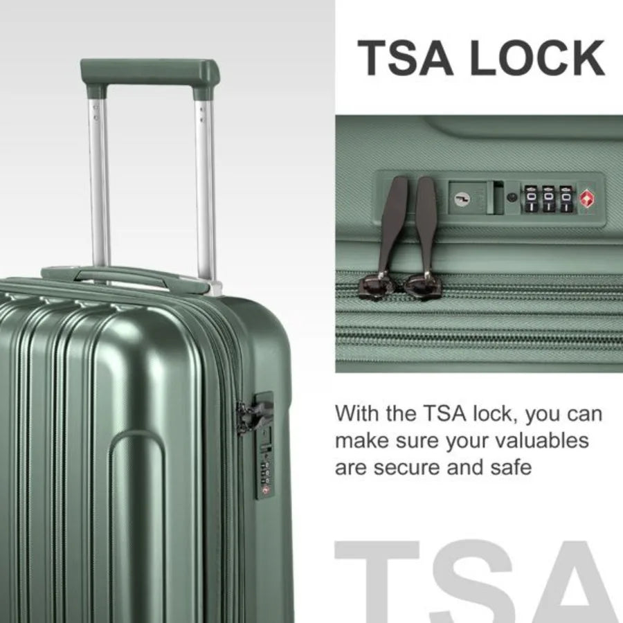 2 Piece Carry On Luggage Set
