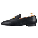 Piergitar Summer New Arrival Cow Leather Men Loafers With Luxurious Royal Style Gold Embroidery For Party Handmade Slip-On Shoes