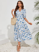 Women's Spring Floral Print Dress