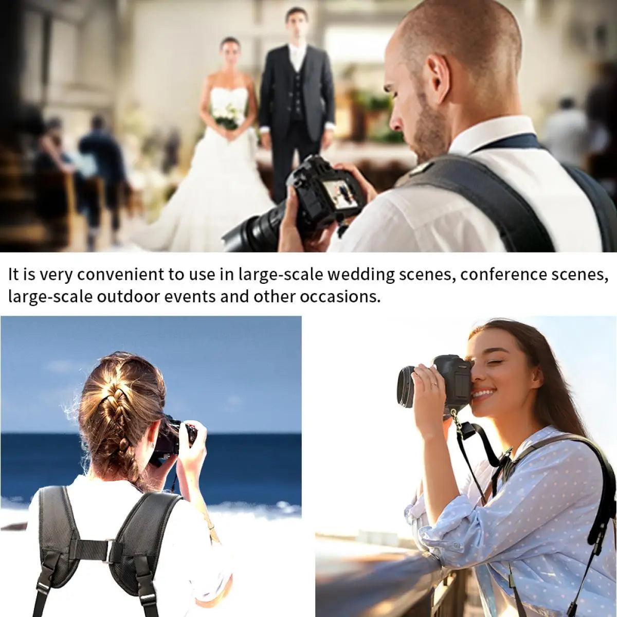 Double Shoulder Camera Strap