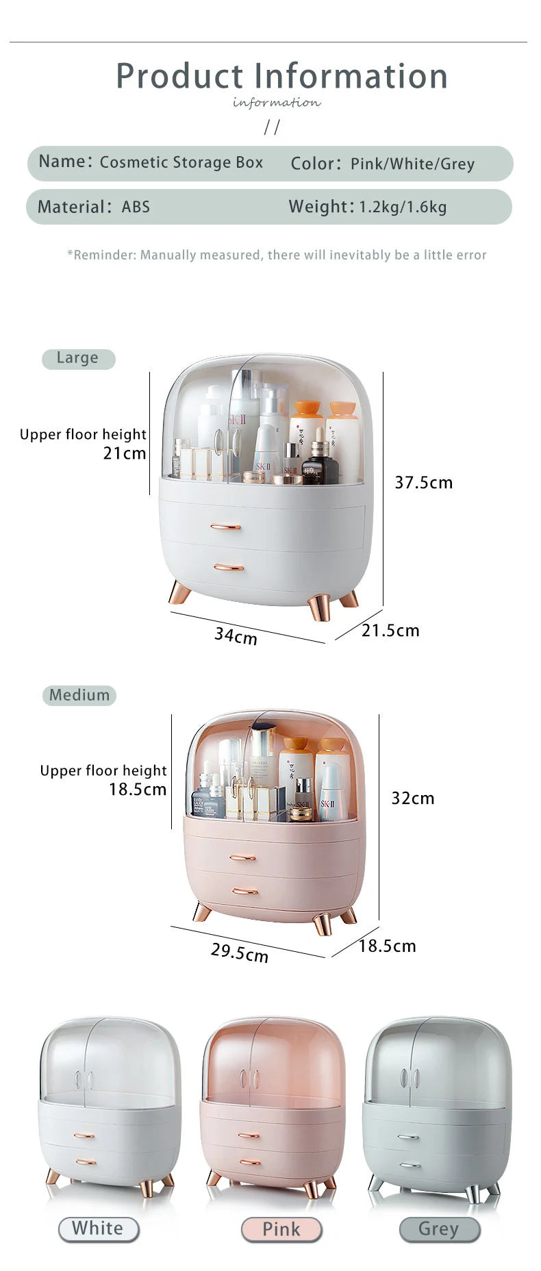 Makeup Container Polish Box