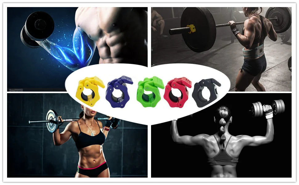 1PC Locking 50mm Bar Dumbbell Barbell Lock Clips Clamp