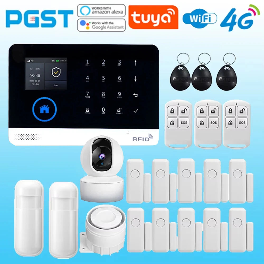 4G wireless security alarm