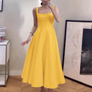 Women Vintage Sleeveless Tank Dress