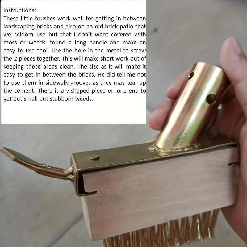 Adjustable manual weeding tool