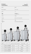 Combination Lock Carry on Luggage
