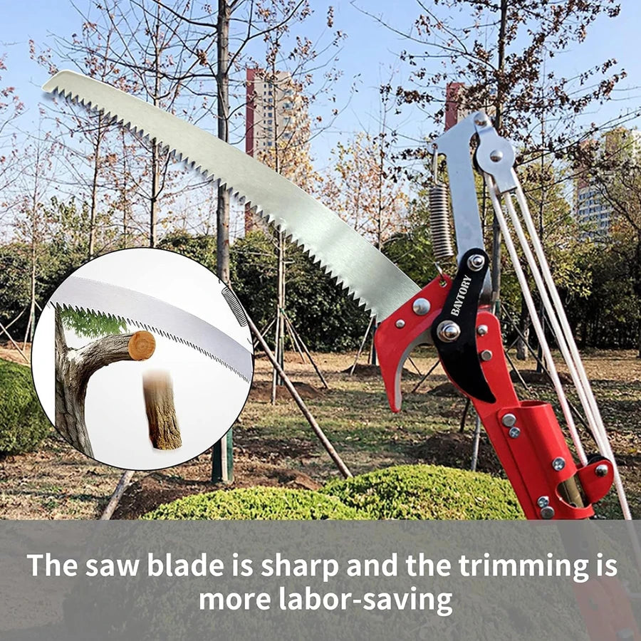 High Altitude Pulley Pruning Scissors