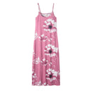 Hot Summer AmazoneBayNew Women's Clothing Sexy Low Cut Printed Floral Strap Dress
