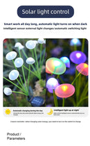 LED Solar Jellyfish Mushroom