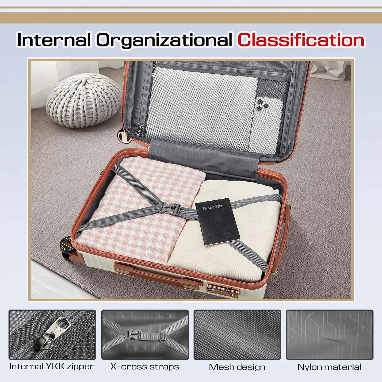 Expandable Luggage Sets 5 Piece