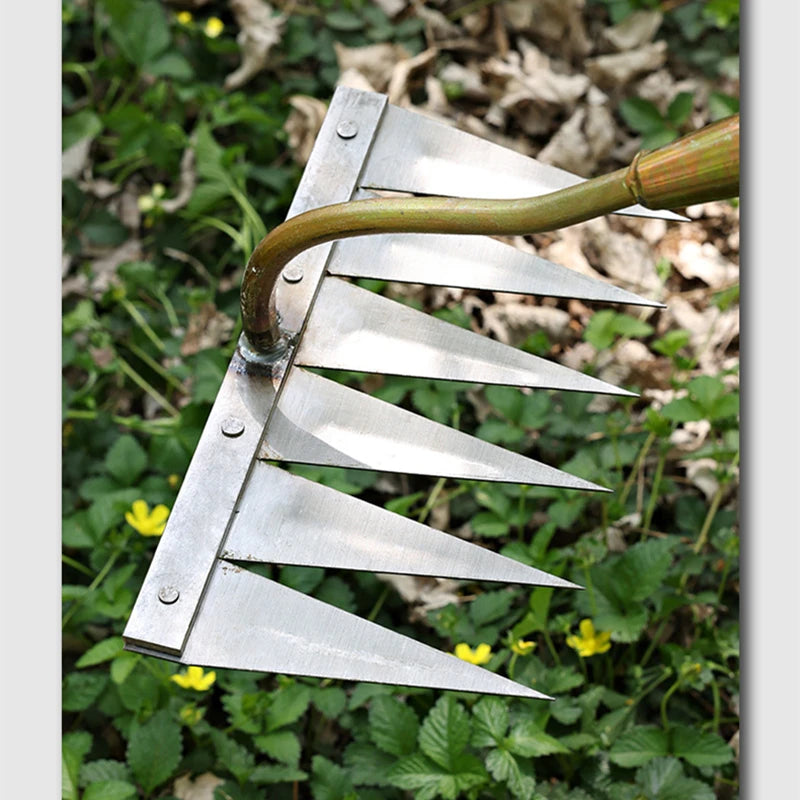 Iron Gardening Hoe Weeding Rake