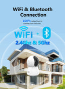 Tuya Smart Life 2MP 2.4G/5G+BLE WIFI IoT Alarm Surveillance Home Security Burglar FHD CCTV Camera System SOS Contact PIR Sensor