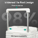 20 inch Front Opening Carry on Suitcase