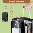 5pcs Black Luggage Set