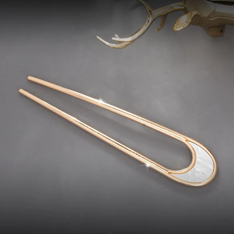 Shell Enamel Hairpin