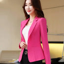 Korean Women's Fit and Tailored Blazer Jacket for Spring and Autumn Office Lady OL Casual Business Suit for Women Trendy Style