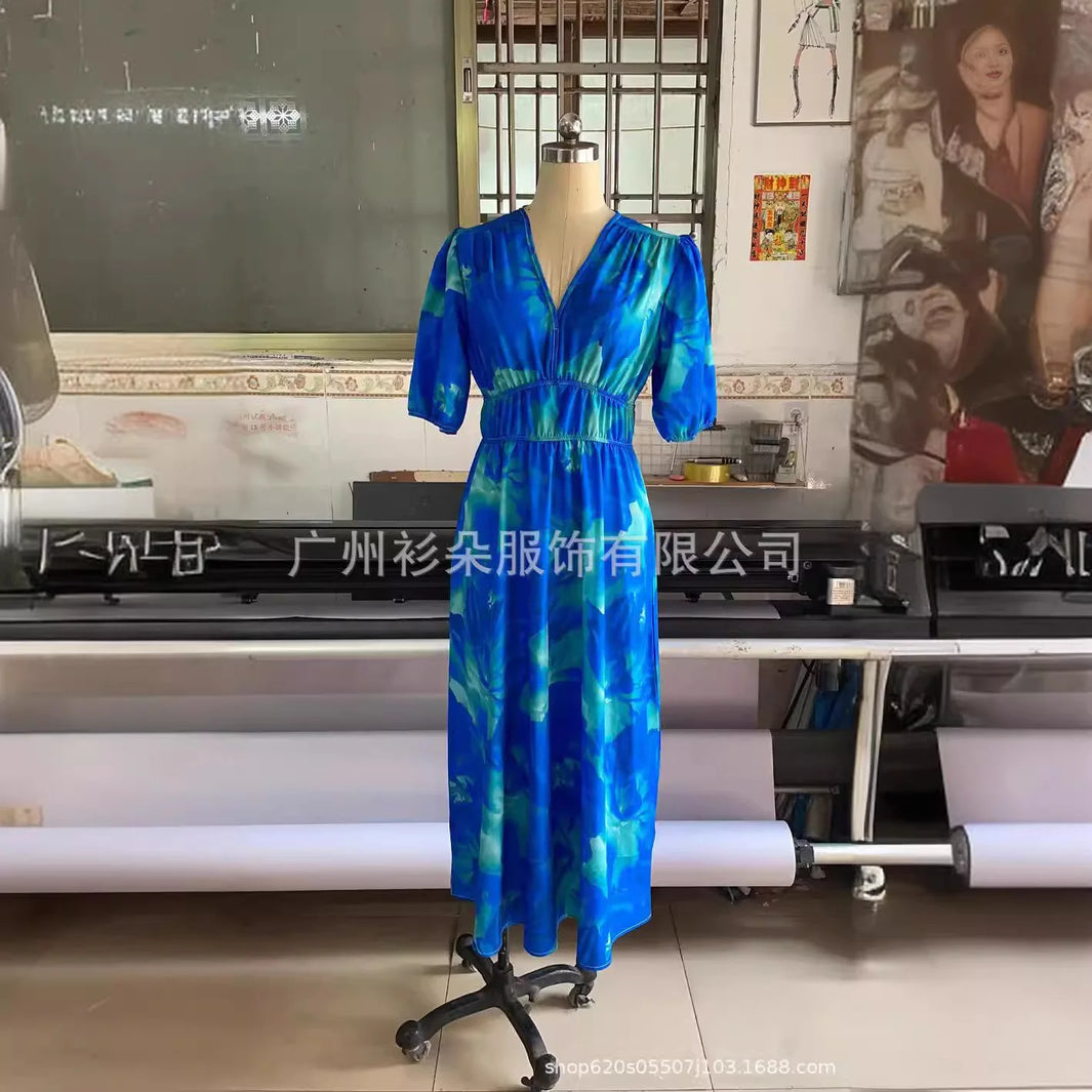 Women's Spring Floral Print Dress