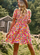 Women's Flower Print Dress