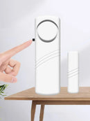 2pcs/1set-Wireless Door Window Magnetic Sensor