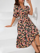 Women's Spring Floral Print Dress