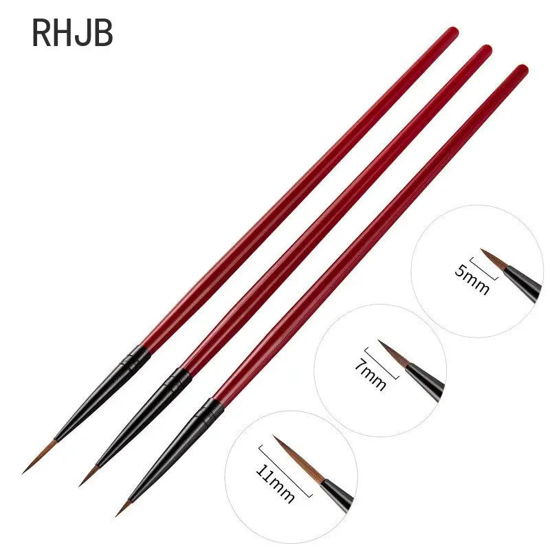 3pcs red