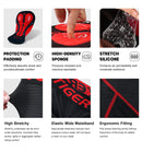 Mesh Cycling Underwear Gel Pad Shockproof MTB Bike Shorts