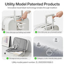 Carry On Luggage with Cup Phone Holder