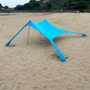 Outdoor Beach Tent Sun Shelter Camping Shades Tents Windproof One-piece Beach Canopy Tents UPF50+ Portable Family Tent