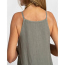 Women Cotton linen Long Slip Dress