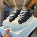 Men Striped Patchwork Casual Shoes