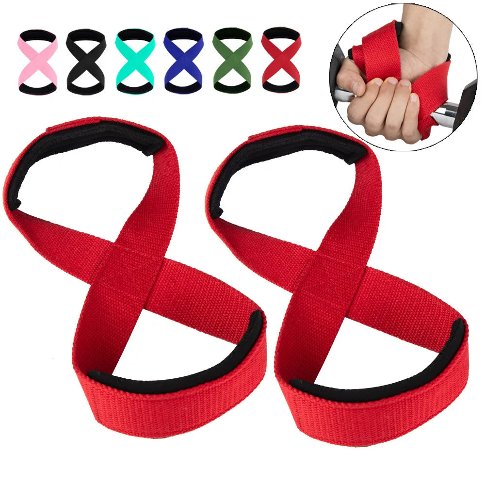 2PCS Deadlift Weight Lifting Wrist Straps